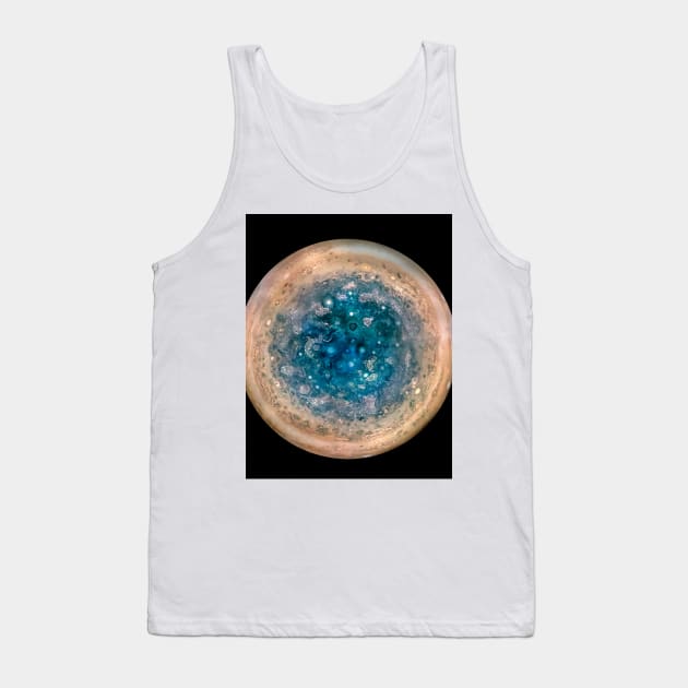 Jupiter's south pole, Juno image (C036/8352) Tank Top by SciencePhoto